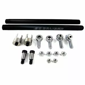 BLACK Heavy Duty Billet Tie Rods Chromoly Heim RZR XP1000 XP Turbo 2017-2022 EE. UU. - Imagen 1 de 10