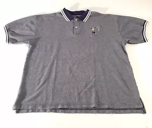 Camisa polo vintage Warner Bros. Bugs Bunny S/S para hombre XL azul/blanca 1996 - Imagen 1 de 8