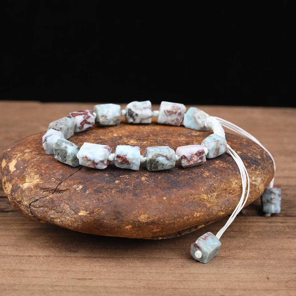 Cuentas de turmalina negra cianita azul natural para niños Foto 1 de 4