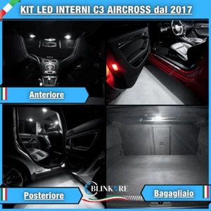 KIT LED INTERNI COMPLETO BIANCO CITROËN C3 AIRCROSS dal 2017 NO ERRORE CANBUS - Foto 1 di 2
