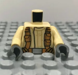 LEGO Minifigure Torso Marrone e Arancione Scuro Cinture Utilità Militare Star Wars Trooper - Foto 1 di 7