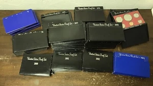 Lot of 50 - 1972-1983-S US Mint Clad Proof Sets - NICE BOXES, Ike Eisenhower $ - Picture 1 of 9
