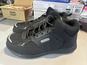 FitVille Para hombres Zapatos de Seguridad de Trabajo Extra Anchos Puntera Compuesta Tenis Antideslizantes 8-15 - Imagen 1 de 6