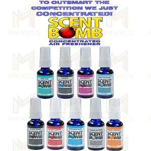 BUY 3 GET 2 FREE Scent Bomb 100% Concentrated Air Freshener 1oz Car & Home Spray - Picture 1 of 35