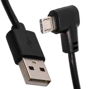 90 DEGREE Right Angle Micro USB Fast Data Sync Charger Charging Cable Lead Wire - Picture 1 of 24