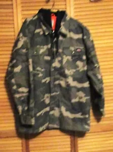 MENS DICKIES CAMO PARKA HOODED COAT-SIZE 3X - Picture 1 of 14