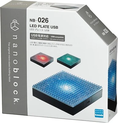 Placa LED KAWADA Nanoblock USB NB-026 - Ilumina modelos con LED multicolores Foto 1 de 4