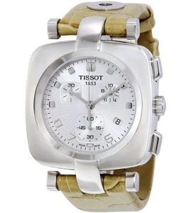 Tissot Odaci-T Chronograph silbernes Zifferblatt Damenuhr T0203171603700 - Bild 1 von 1