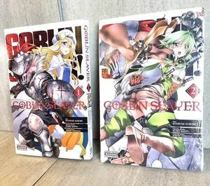 Goblin Slayer Manga Lot Vol 1 & 2 Yen Press English Graphic Novels - Bild 1 von 1