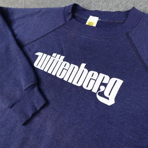 Vintage Wittenberg Sweatshirt Herren XL Blau Rundhals Velva Glanz 90er - Bild 1 von 13