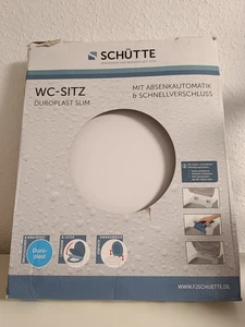 WC-Sitz Schütte Duroplast Slim mit Absenkautomatik , Toilettendeckel wie Neu - Bild 1 von 8