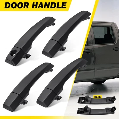 Black Exterior Door Fit Handle 2004-2015 Nissan Infiniti Rear Front Left Right - Image 1 of 4