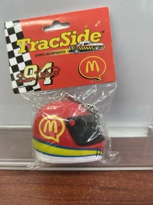 NASCAR TracSide Helmet Keychain #94 Bill Elliott Mcdonalds 1996 - Image 1 of 4