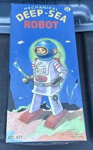 Robot Deep-Sea Lata Retro Ocean Marine Coleccionable - Imagen 1 de 3