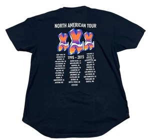 10 Deep North American Tour 1995-2015 T-Shirt Uomo XL Nero XXX Manica Corta - Foto 1 di 6