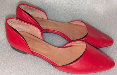 J. JILL FLATS - D’Orsay Punta Roja TALLA 9.5 Foto 1 de 4