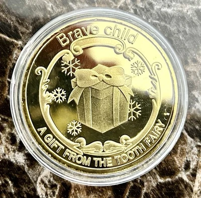 Twinkle The Tooth Fairy Brave Child Coin Token Medallion Protective Case Rare - Image 1 of 4