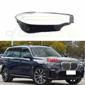 Right Side Headlight Lens Cover+Sealant Glue For BMW X7 X7M G07 2019-2022 - Picture 1 of 9