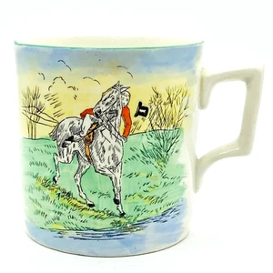 Davenport Hunting Scenes Mug Burleigh England Equestrian #24 Fox Hunt LG Vintage - Picture 1 of 8