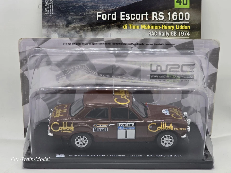 Ford Escort RS 1600 - RAC Rally GB 1974 -  WRC Collection 1:24 - Immagine 1 di 1