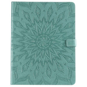 Sunflower Flip Stand Leather Wallet Card Case Cover For Samsung Tab T387 T590