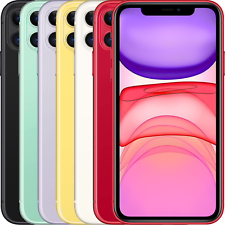 Apple iPhone 11 64/128/256 GB Desbloqueado Negro, Verde, Amarillo, Púrpura, Rojo, Blanco