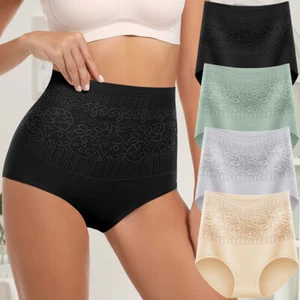 Women's Underpants High Waist Tummy Control Panties Lingerie Underwear S-2XL - Picture 1 of 16