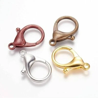 10 pcs. Assortment of Lobster Clasps – 35.5mm X 24mm (1.4 inch) – Claw Clasps  Foto 1 de 2