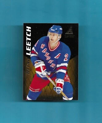 1995-96 Pinnacle ZENITH EDITION # 32 BRIAN LEETCH NEW YORK RANGERS SHARP! - Image 1 of 2