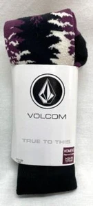 Volcom Women's Tundra Tech Snowboard Winter Sock Black Sz XS S NEW - Picture 1 of 1