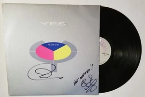YES band REAL SIGNED 90125 Vinyl Record JSA Autograph Jon Anderson Rick Wakeman - Picture 1 of 4