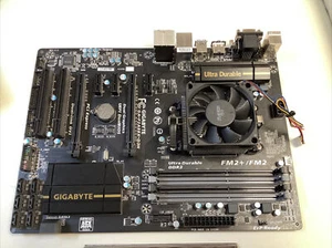 Gigabyte GA-F2A88X-3DH Mainboard incl. CPU - Bild 1 von 3