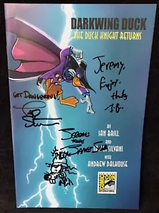 Darkwing Duck-The Duck Knight Returns-SDCC Exclusive SIGNED X3 -James Silvani - Picture 1 of 6