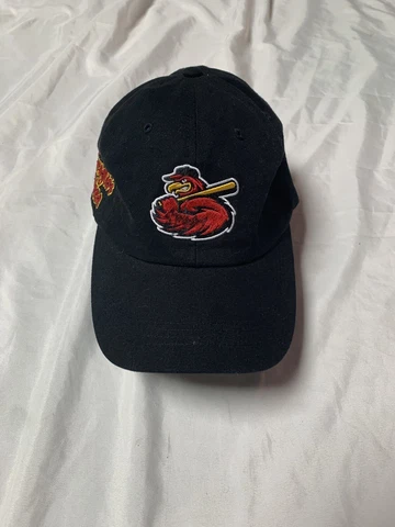 Rochester Red Wings SnapBack Hat Caraglios Pizza Signed By Spike Cover
