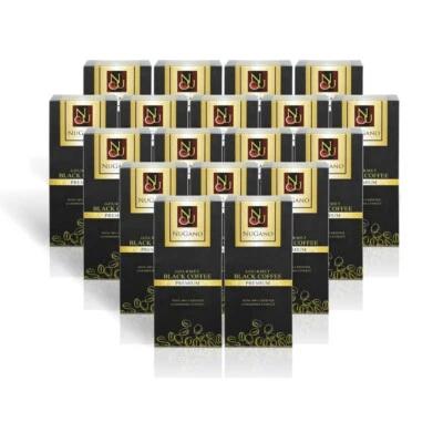 18x30's Nugano Black Coffee 100% Organic Ganoderma Extract Arabia Bean Fast Ship - Image 1 of 4