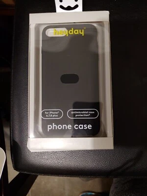 Heyday Matte Black Silicone Phone Case for iPhone 6 & 7 & 8 Plus - Black #87 - Image 1 of 3