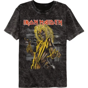 Iron Maiden Killers Album Cover Evil Eddie Axe Men's T Shirt - Picture 1 of 5