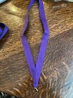 23PCS Polyester Award Neck Ribbons  Medal Lanyards with Snap Clips Purple
