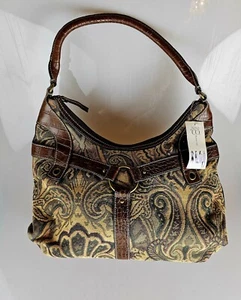Borsa a mano Nine West Nine & Co marrone marrone chiaro borsa hobo nuova con etichetta - Foto 1 di 5