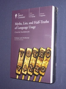 Teaching Co Great Courses DVDs      MYTHS LIES HALF-TRUTHS of LANGUAGE USAGE new - Imagen 1 de 1