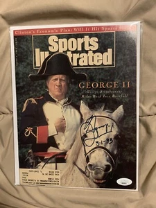 George Steinbrenner Signed Sports Illustrated Dates 3/1/93 JSA COA Yankees - Picture 1 of 2