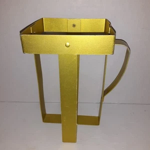 Cartón de leche vintage EZ POUR 1/2 galón verde aluminio metal soporte coralino - Imagen 1 de 8
