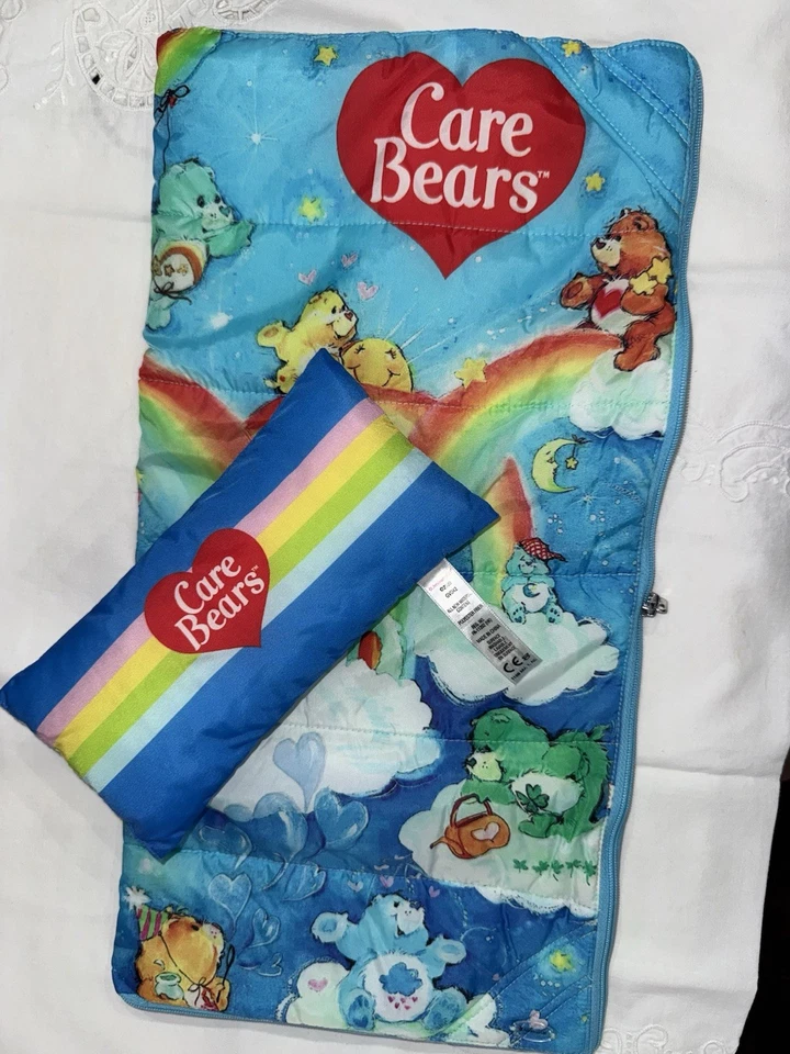 Juego de saco de dormir y almohada American Girl Courtney Care Bears Foto 1 de 1