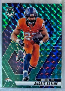 Tarjeta Prizm Audric Estime 2025 Panini Mosaico Reactivo Verde Mosaico-#208 Broncos - Imagen 1 de 4