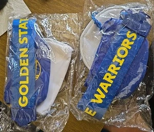 3 2025 Golden State Warriors Wrist Pouch Bags Key Chain NBA Coinbase 3/18/25 New - Picture 1 of 6