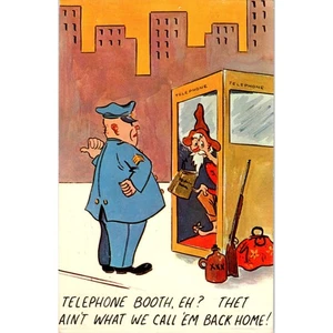 Moonshiner Mountain Man Humor Cartoon 1979 Original Postkarte TK1-20 - Bild 1 von 2