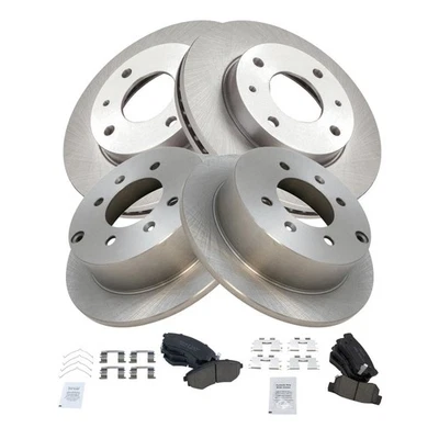 Kit de pastillas de freno delanteras y traseras y rotor de cerámica para Hyundai Sonata 1999-2000 Foto 1 de 4