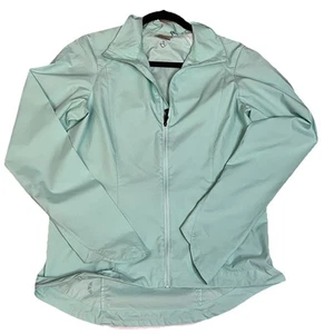 Bontrager Vella Women’s WindJacket Size M Aqua Semi-Fitted Cycling Windbreaker - Picture 1 of 14