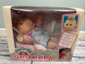 Hasbro 1992 caja abierta Cabbage Patch muñeca para niños bebé llora tan real 31400 - Imagen 1 de 18