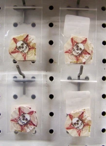 4 Sets Skull in Star Standard Shape Dart Flights - Picture 1 of 2